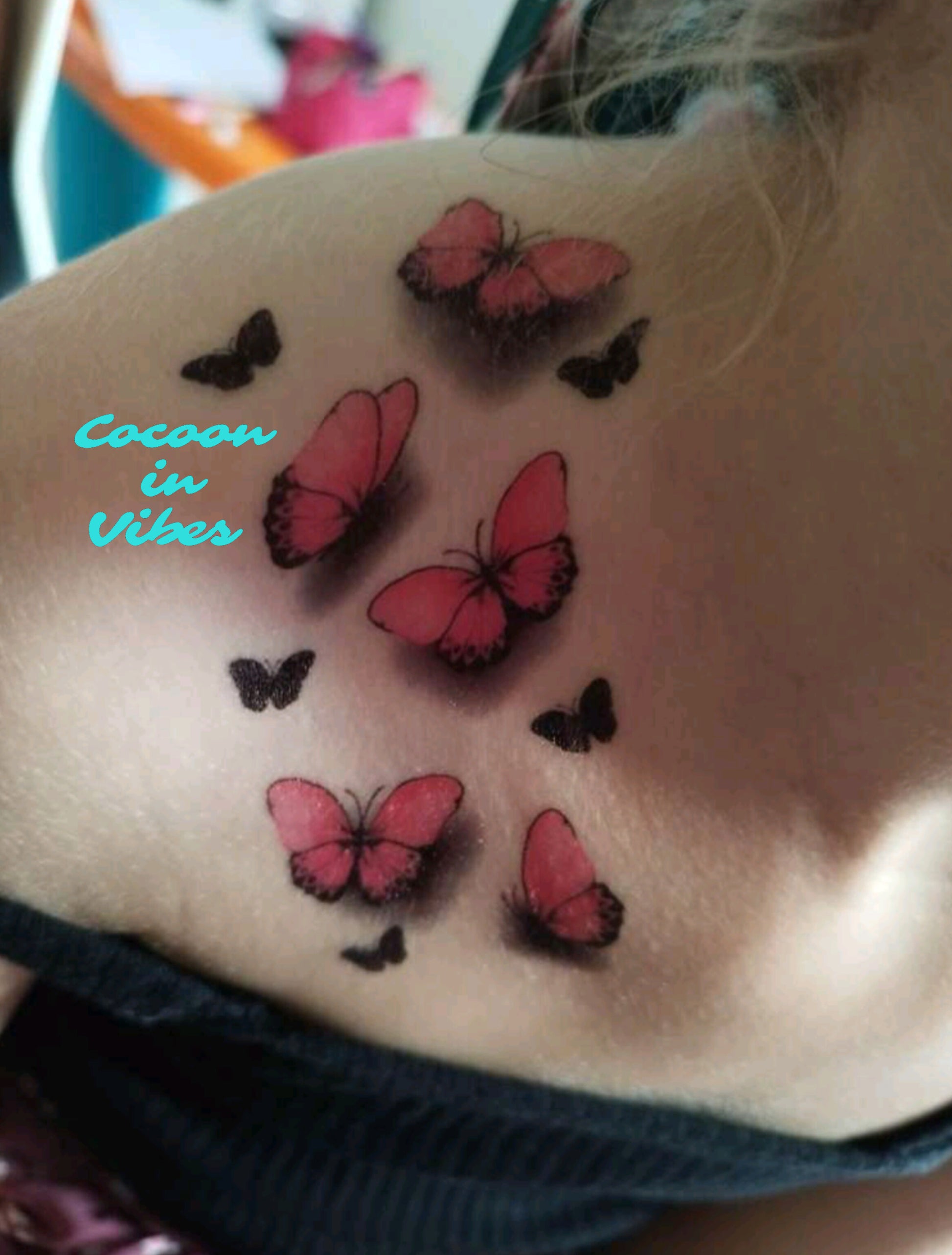 Tatouages Éphémères Papillons Ombrés – Légèreté et Poésie en 3D