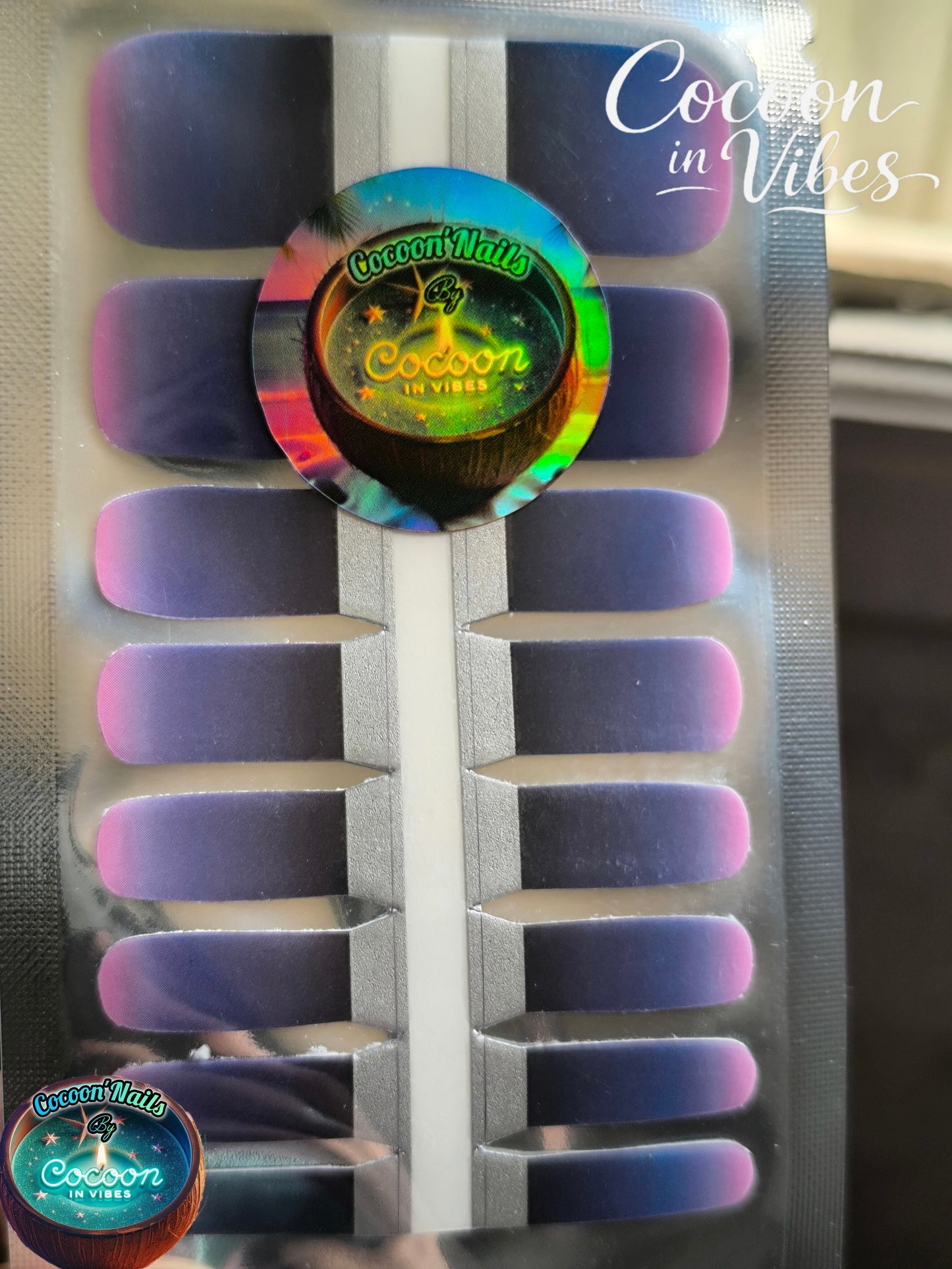 Cocoon’Nails – Purple Sunrise (Pédicure)