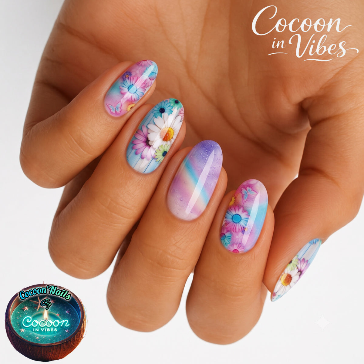 Cocoon’Nails Éclosion Magique – Vernis Autocollant Kit Complet