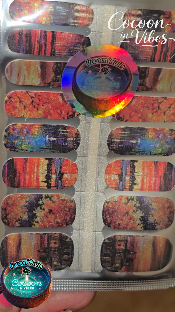 Cocoon’Nails Promenades d'Automne – Vernis Autocollant Kit Complet