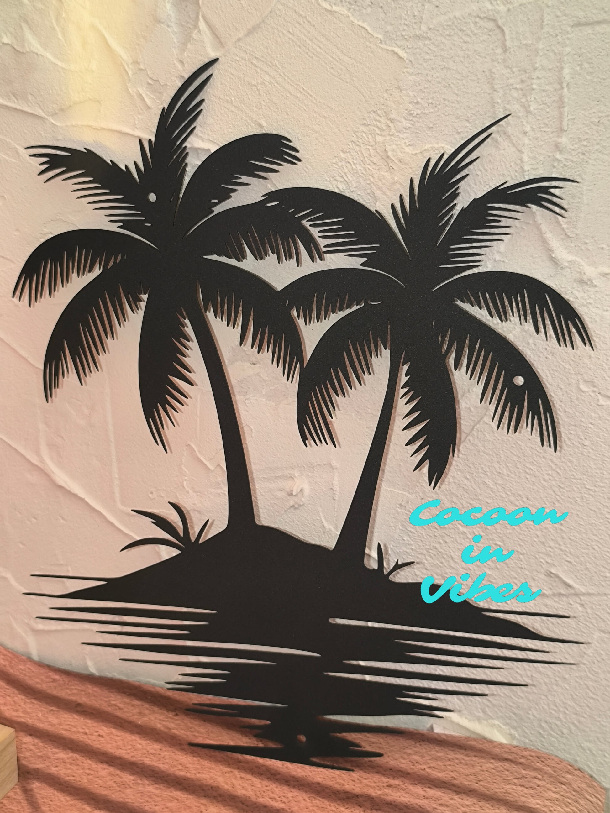 Décoration murale “Île aux Palmiers” – Évasion assurée
