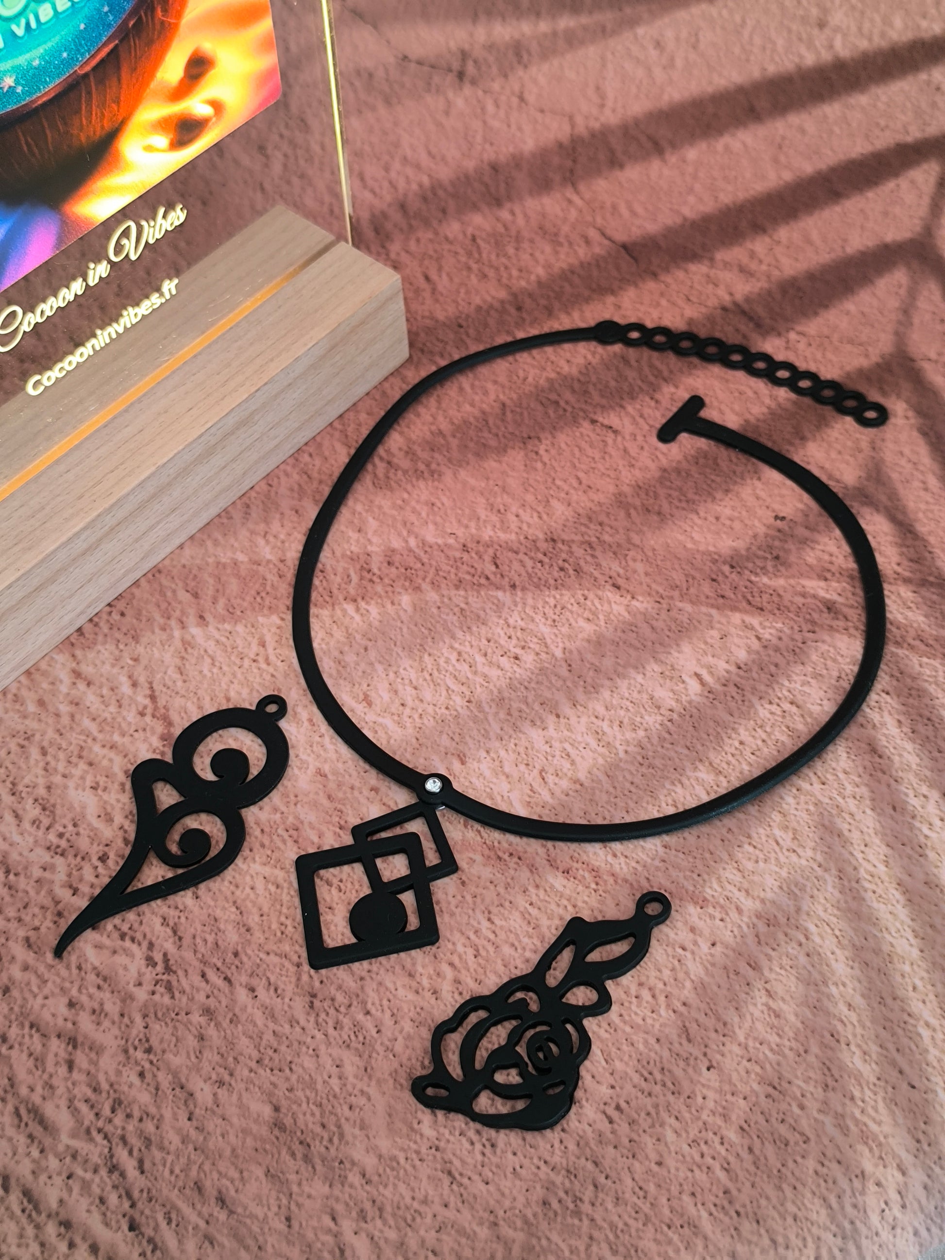 Ensemble Collier & Pendentifs Interchangeables