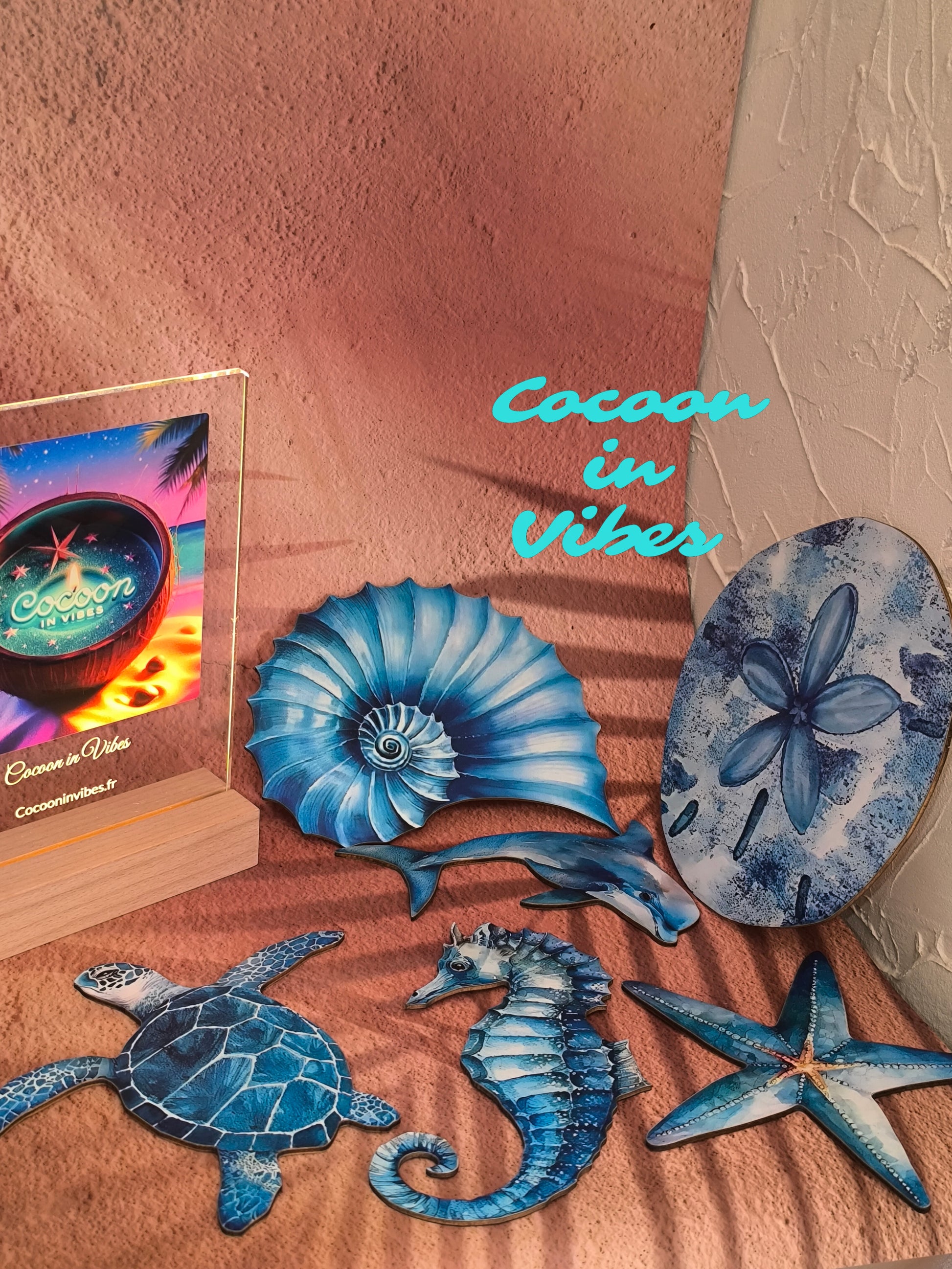 Décorations Murales en Bois – La Magie de l’Océan chez Vous (6 modèles au choix)