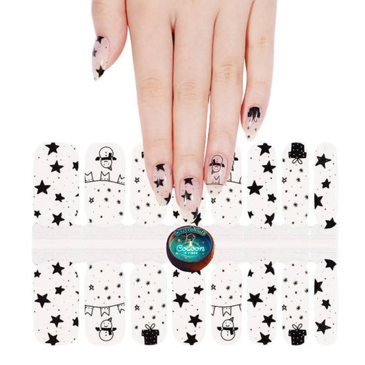 Cocoon’Nails – Black Christmas : l’élégance de Noël en transparence