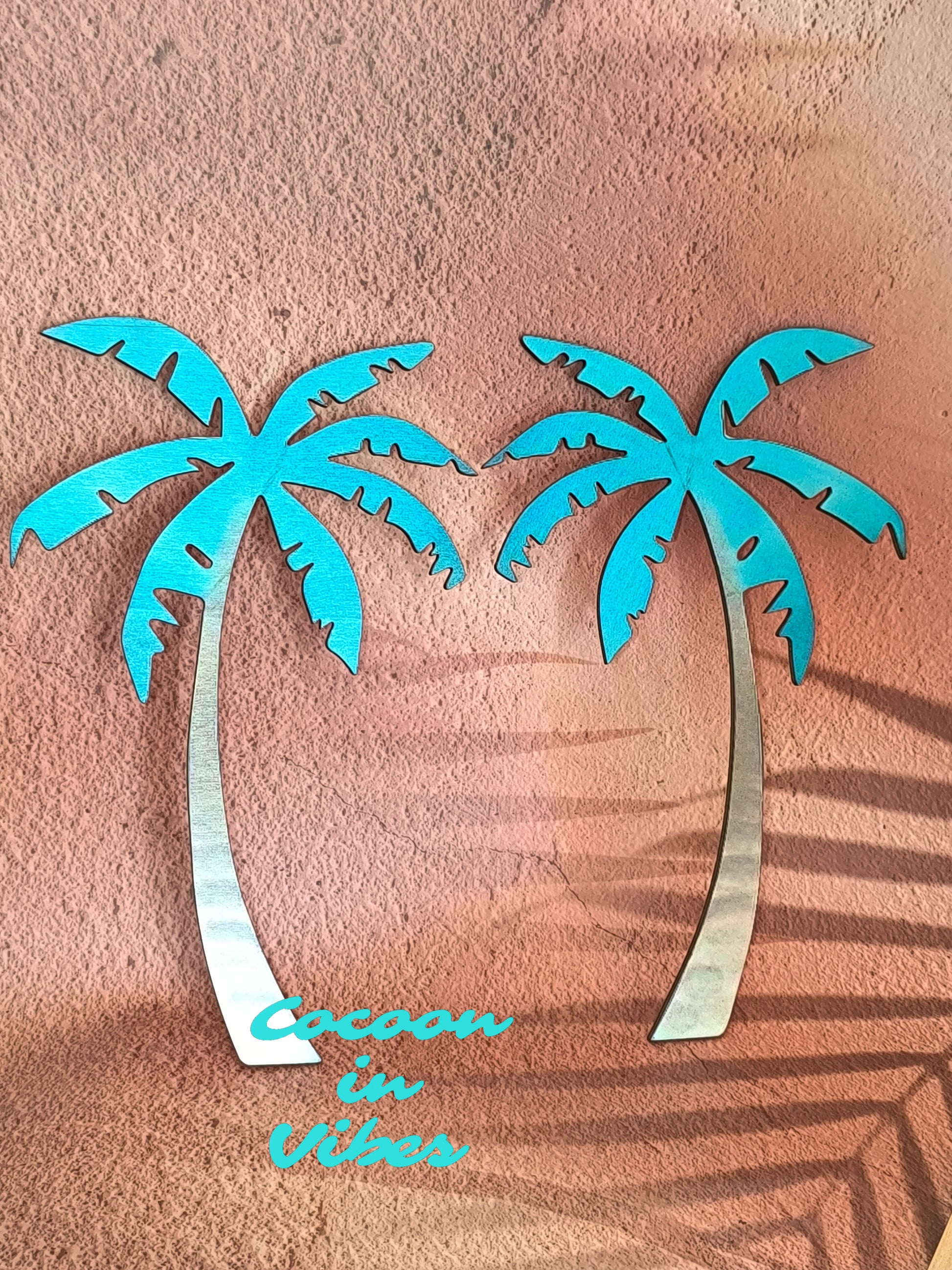 Décoration murale Palmiers Tropicaux en Bois – L’Invitation au Voyage