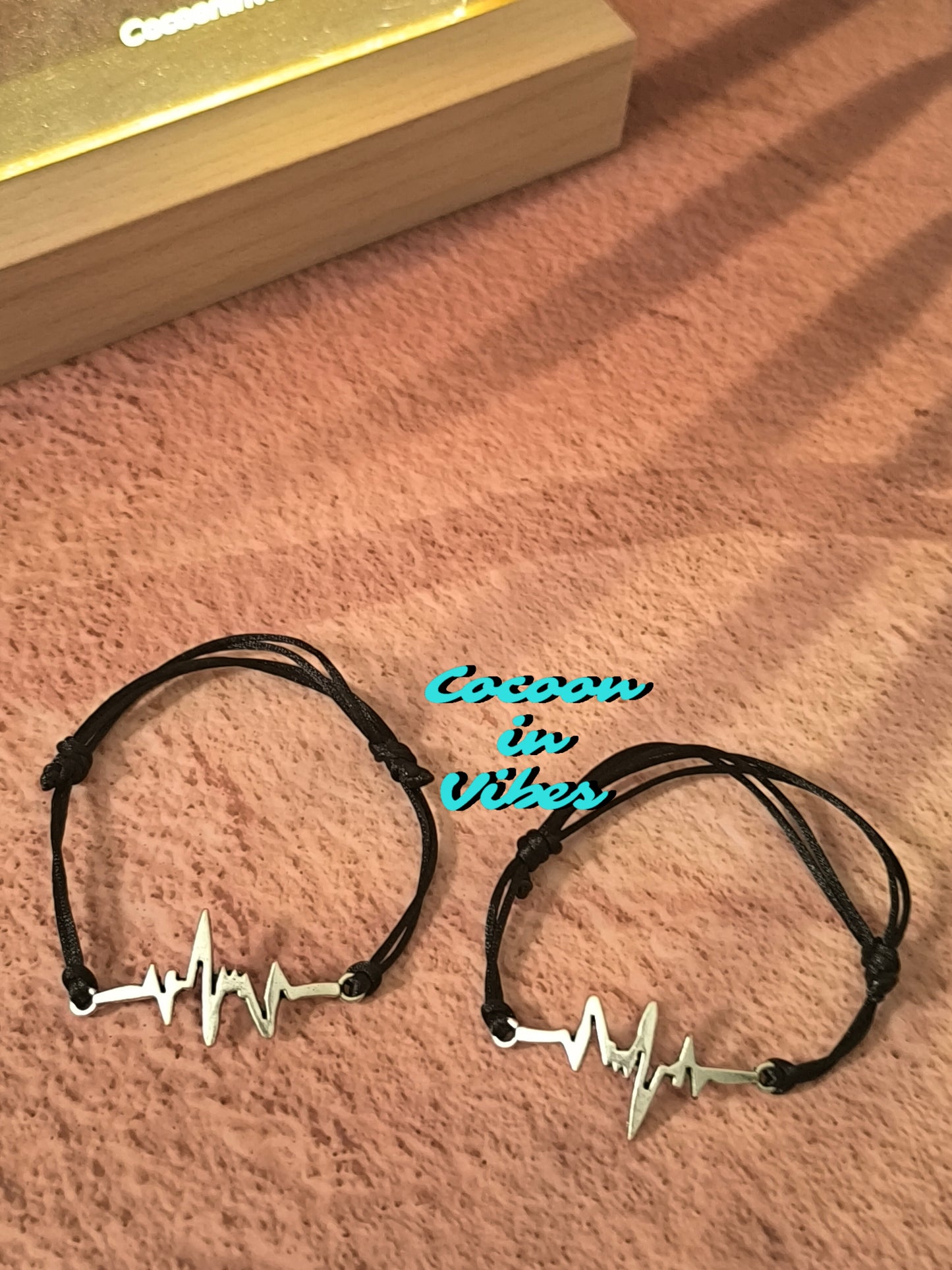 Bracelets de couple artisanaux – Battement de cœur, stylés et symboliques