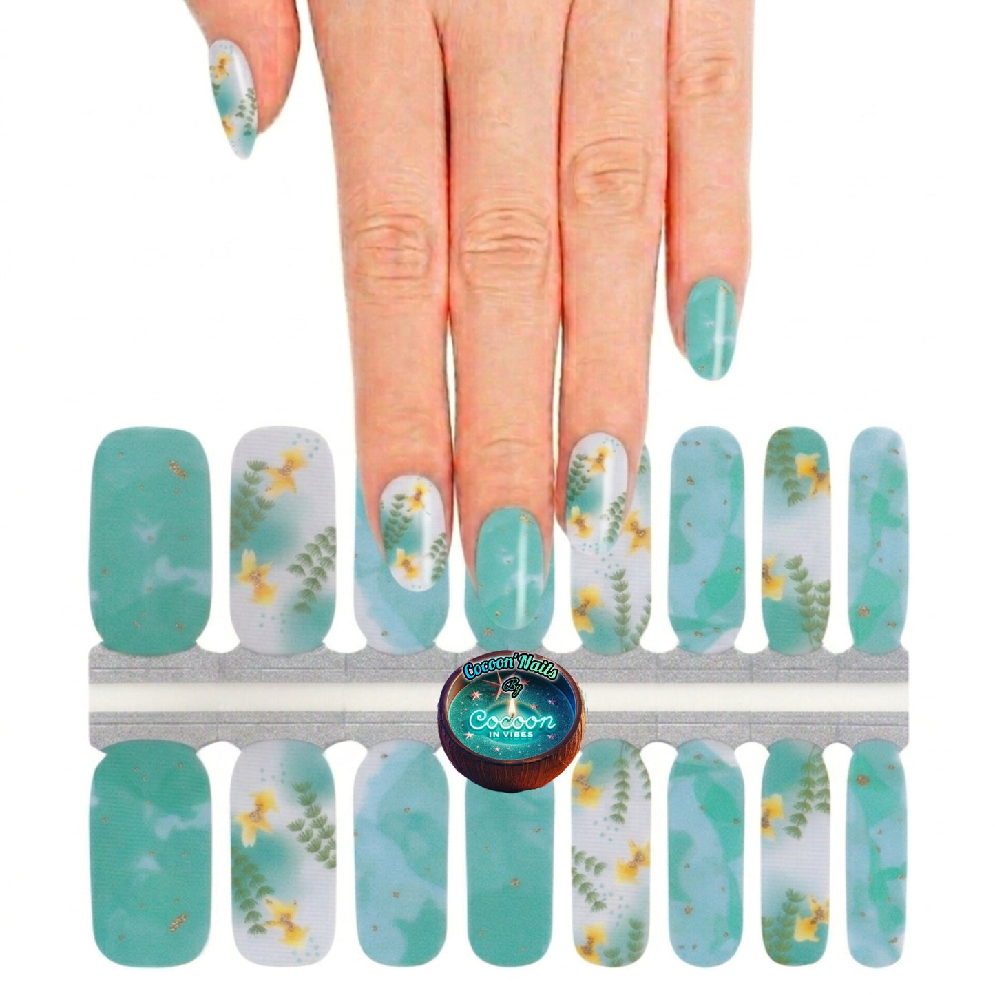 Cocoon’Nails Aqua Dolce – Vernis Autocollant Kit Complet
