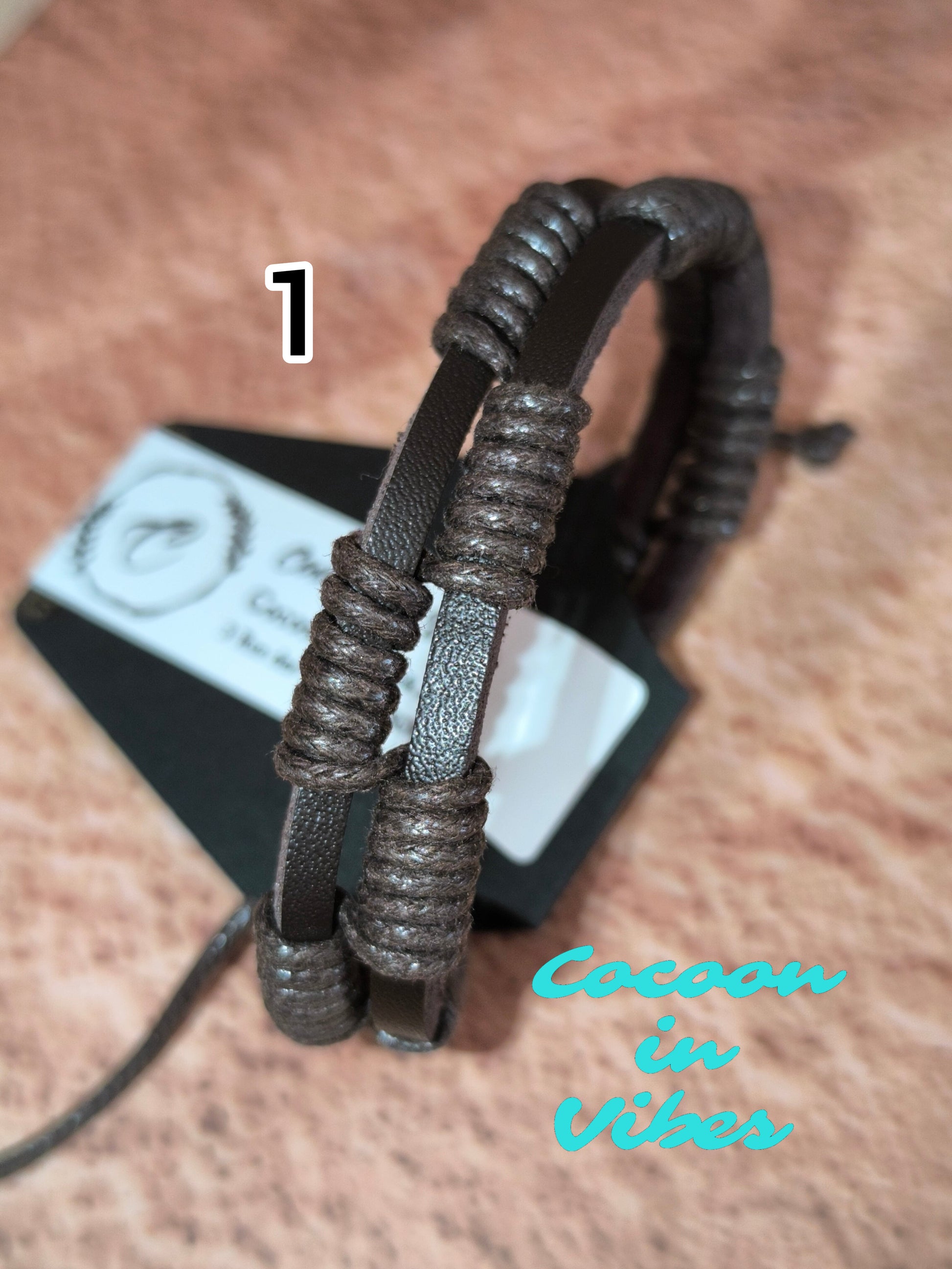 Bracelets Homme Cuir Synthétique