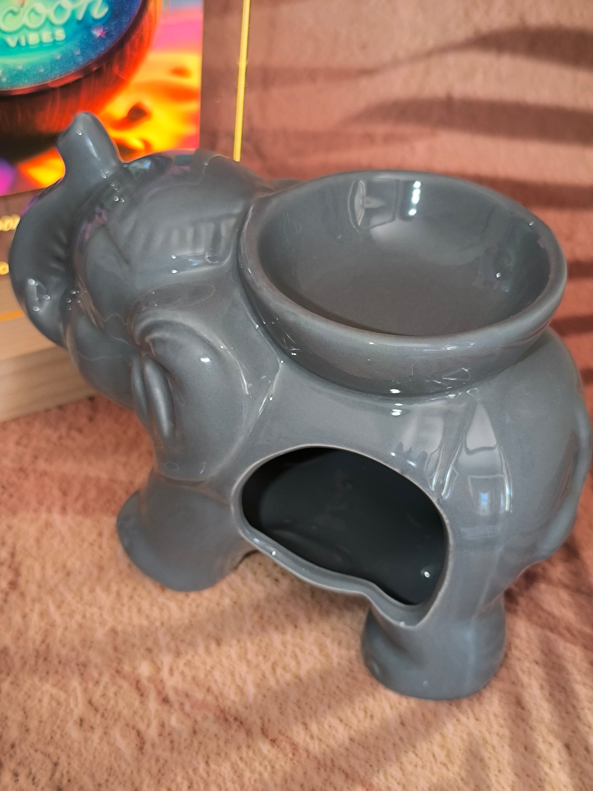 Brûleur en Céramique Gris – Modèle Tandor Éléphant