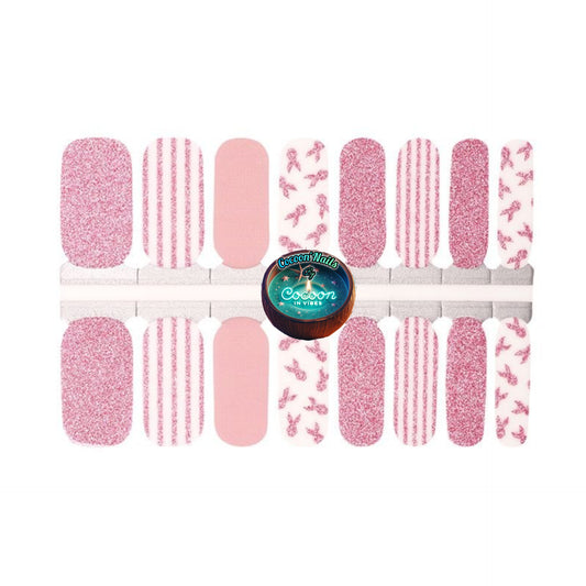 Cocoon’Nails Octobre Rose – Vernis Autocollant Kit Complet
