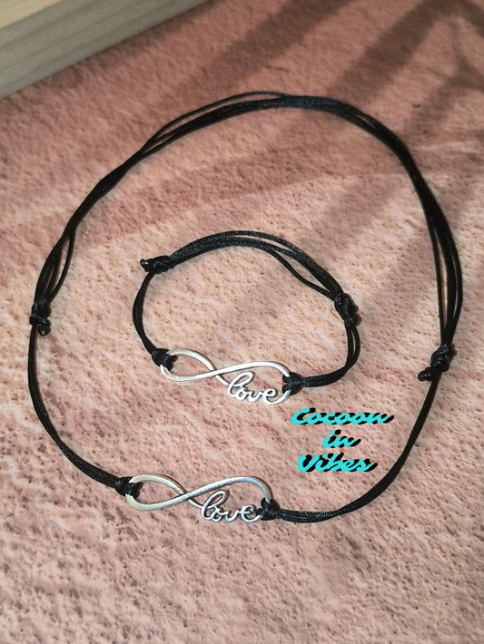 Bijoux de Couple Artisanaux – Infini Love, ajouré avec finesse