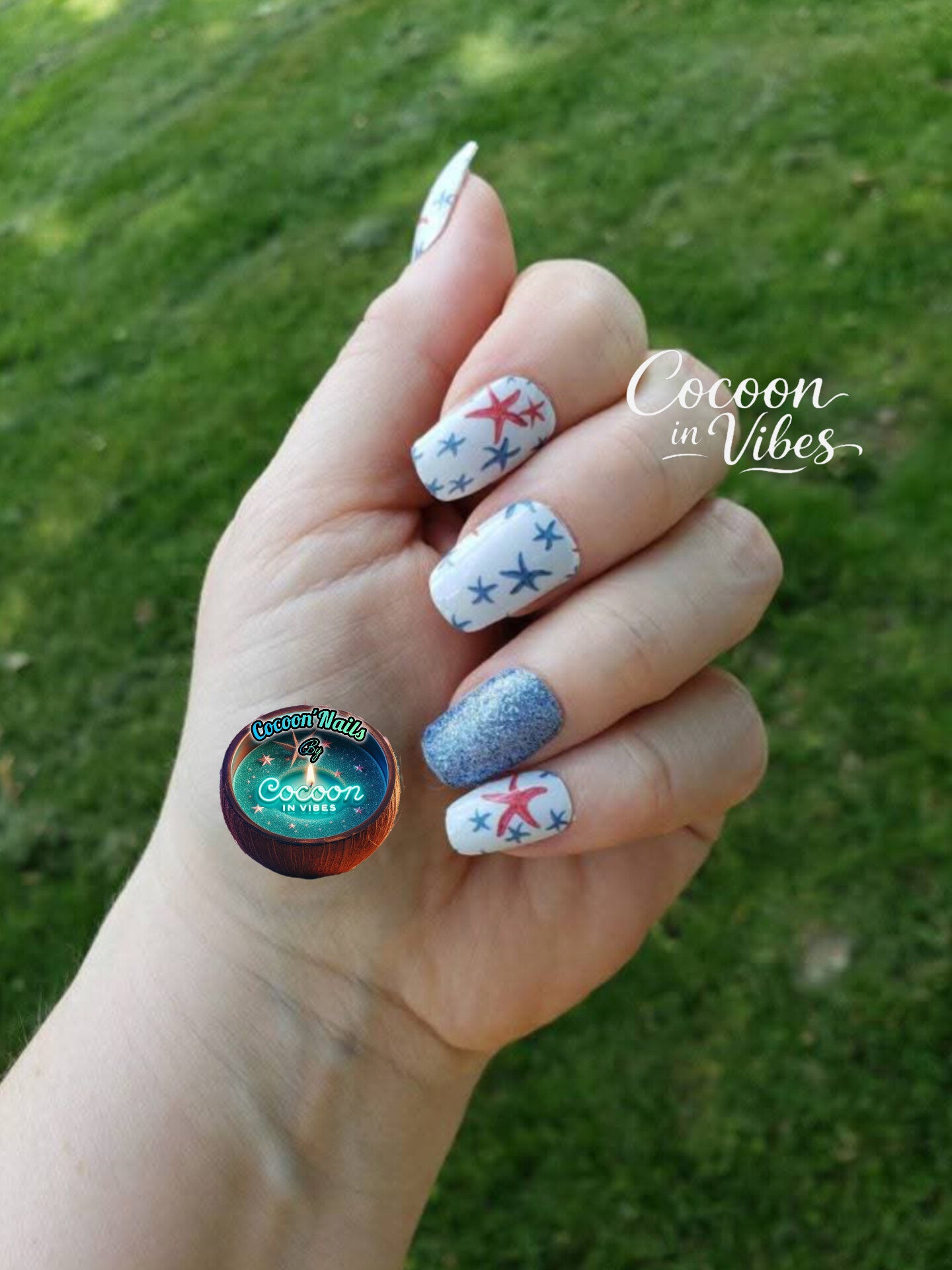 Cocoon’Nails Trésors du Lagon – Vernis Autocollant Kit Complet