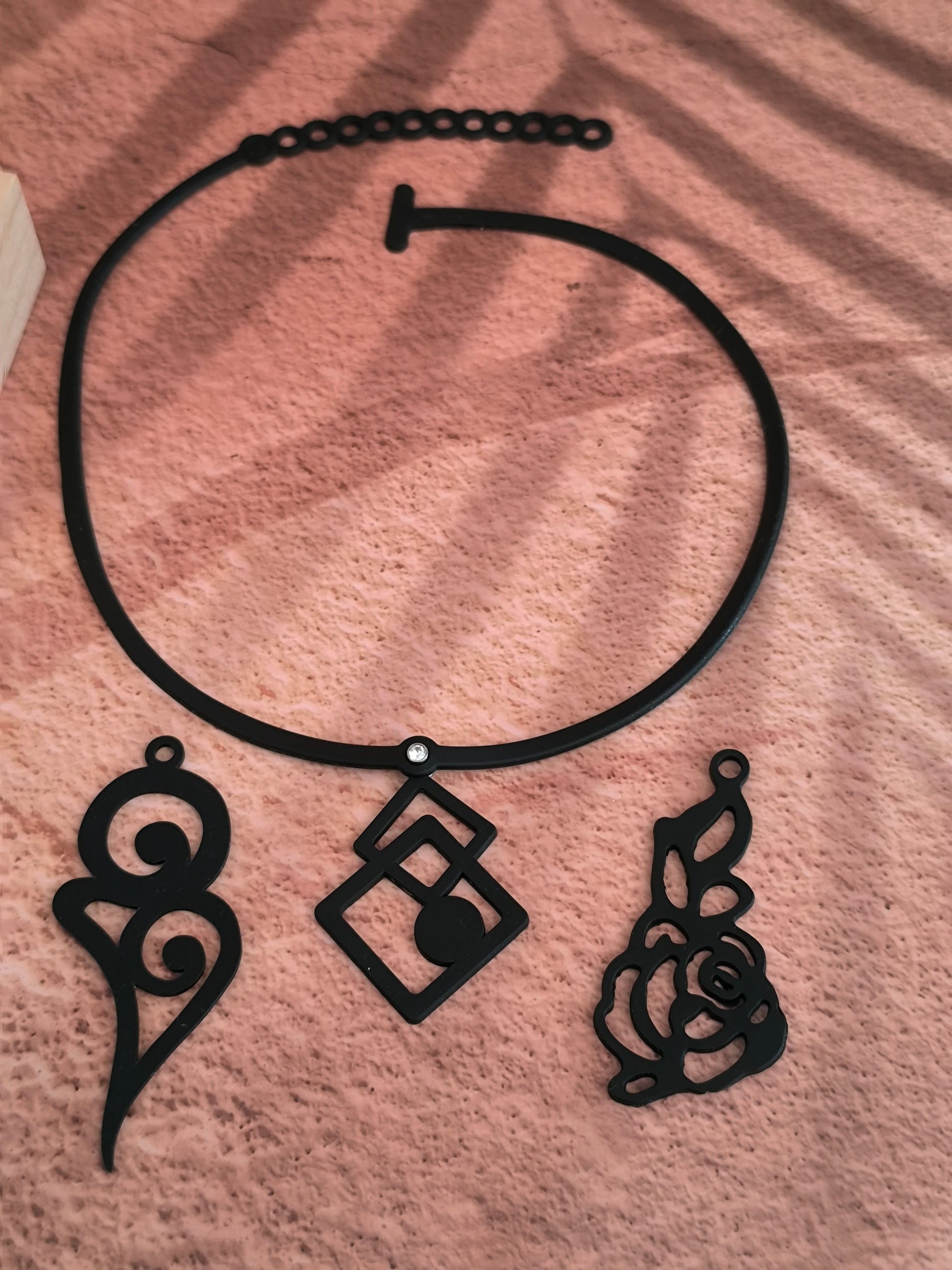 Ensemble Collier & Pendentifs Interchangeables