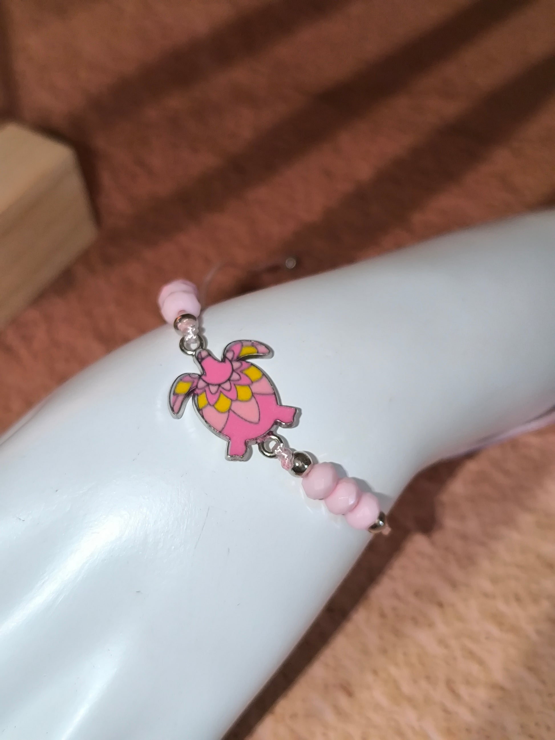 Bracelet Enfant Tortue Colorée – Esprit Plage & Aventure