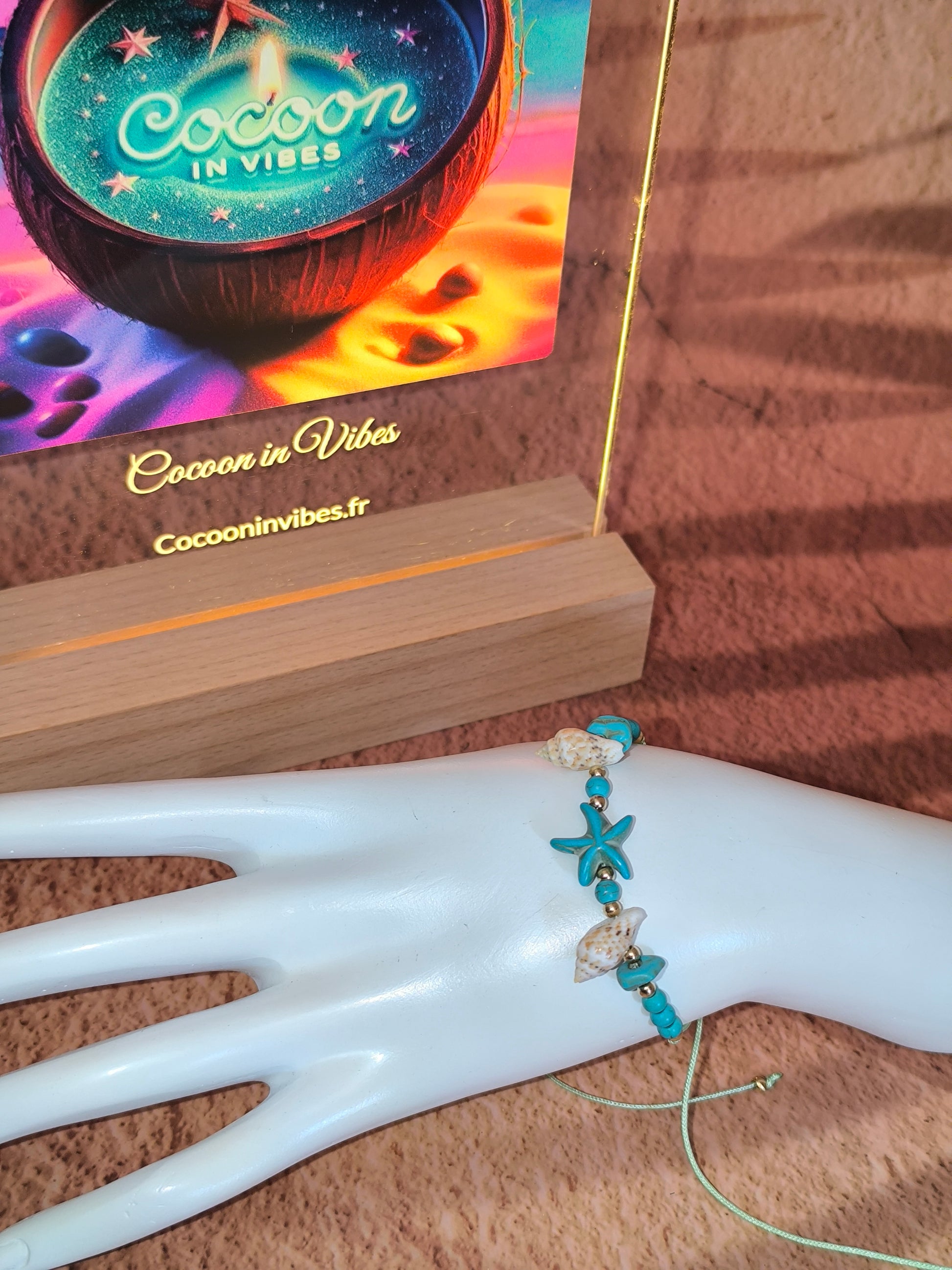 Bracelets Esprit Océan & Plage - Perles, coquillages et Etoile