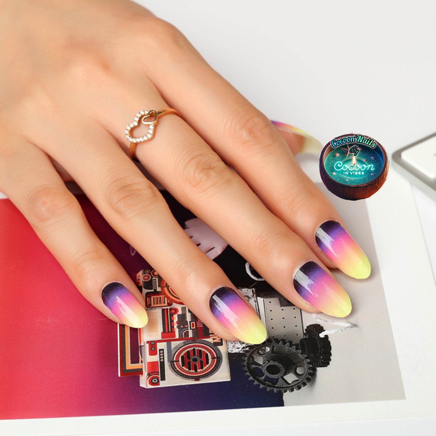 Cocoon’Nails – Rainbow Vibes 🌈 L’éclat des couleurs au bout des doigts !