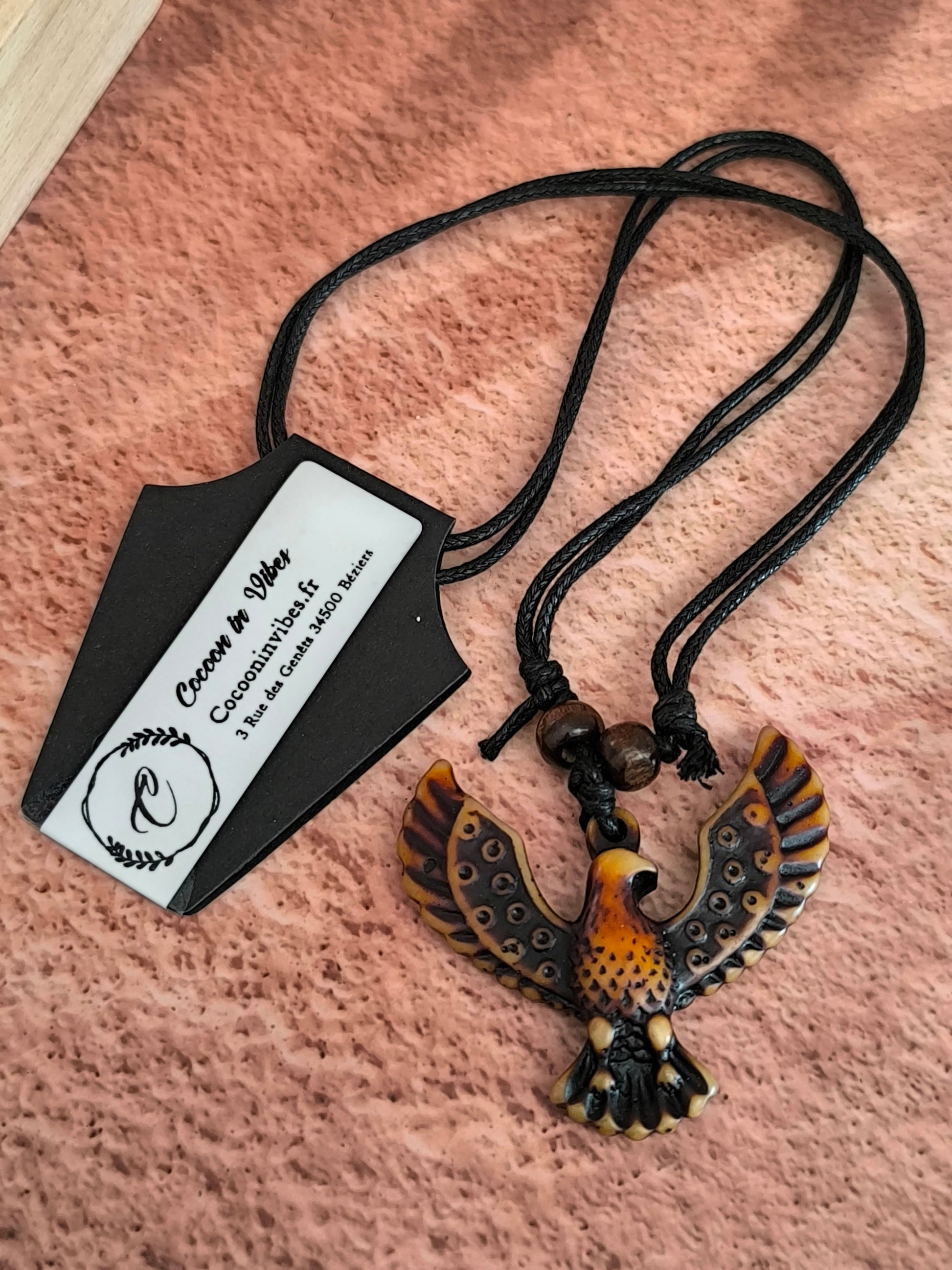 Collier Homme Bois & Résine