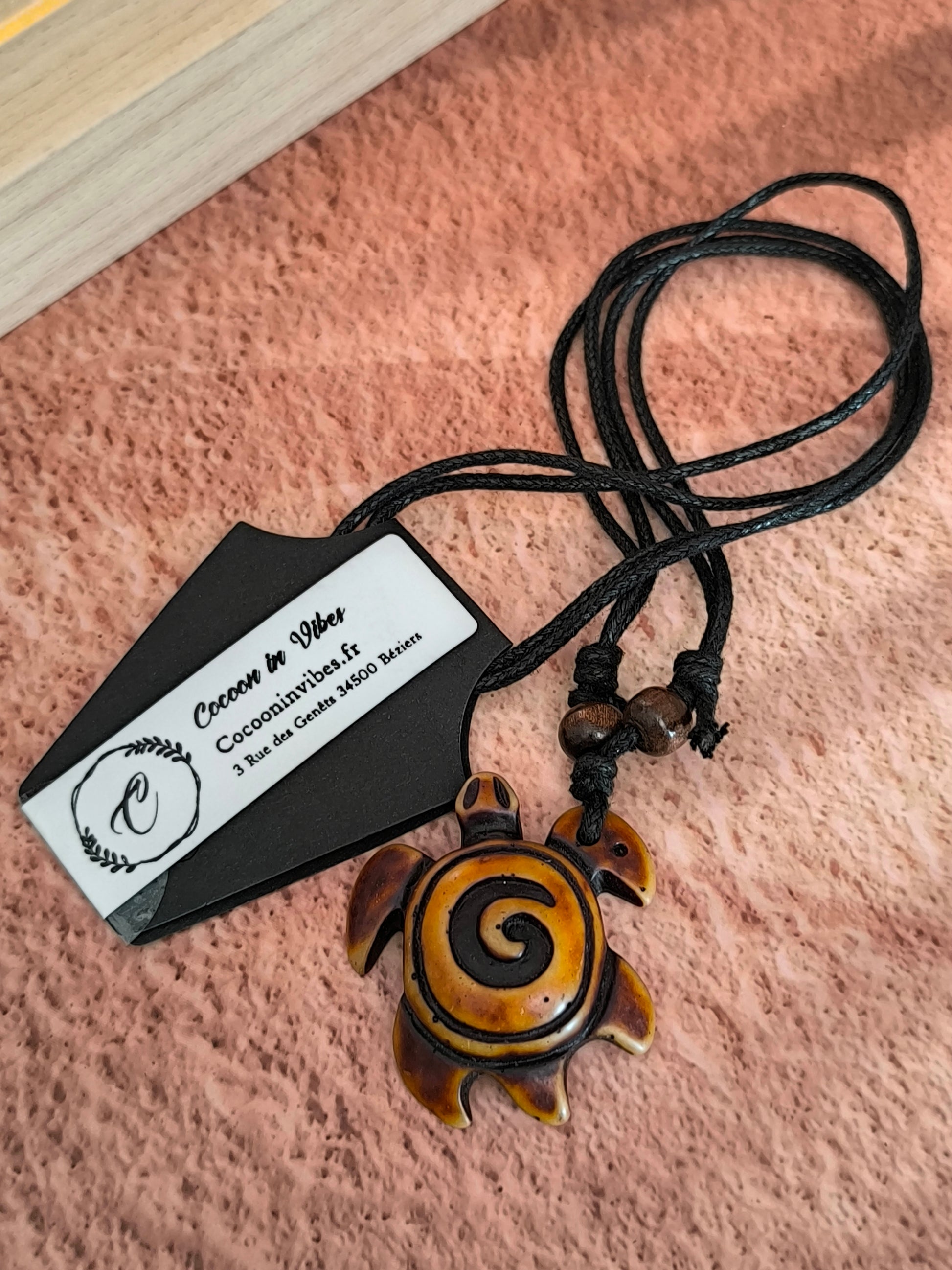 Collier Homme Bois & Résine