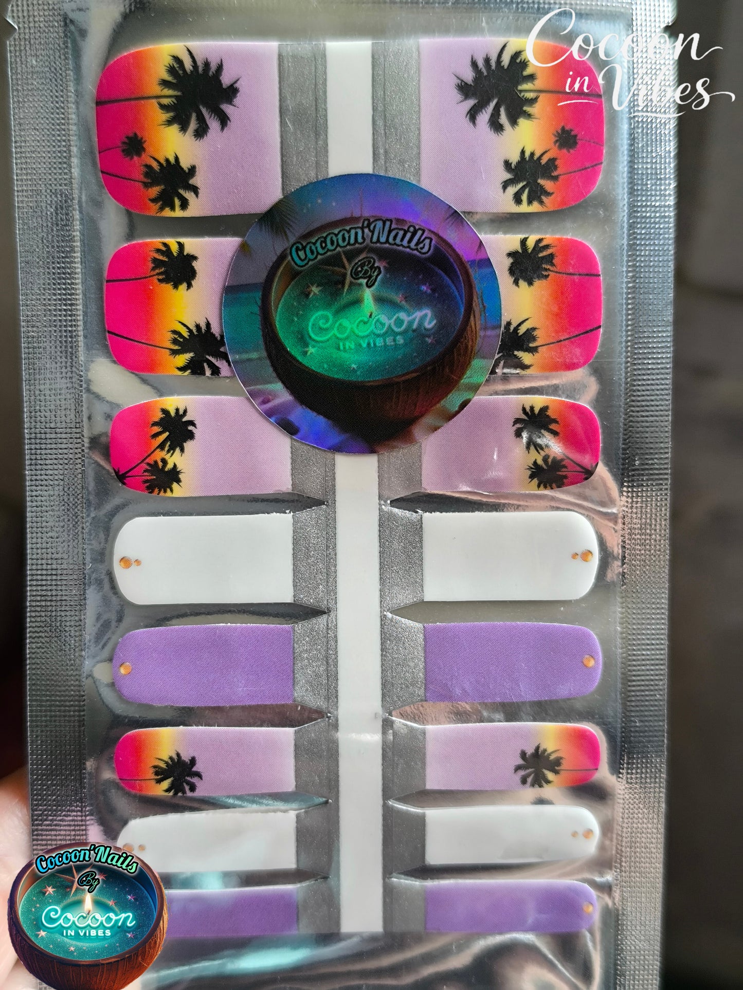 Cocoon’Nails – Tropical Sunset (Pédicure)